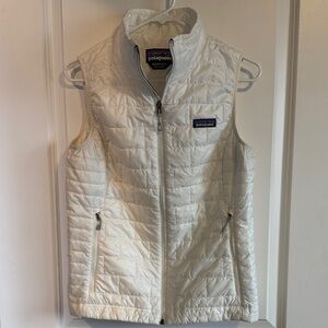Patagonia Cream Quilted Vest